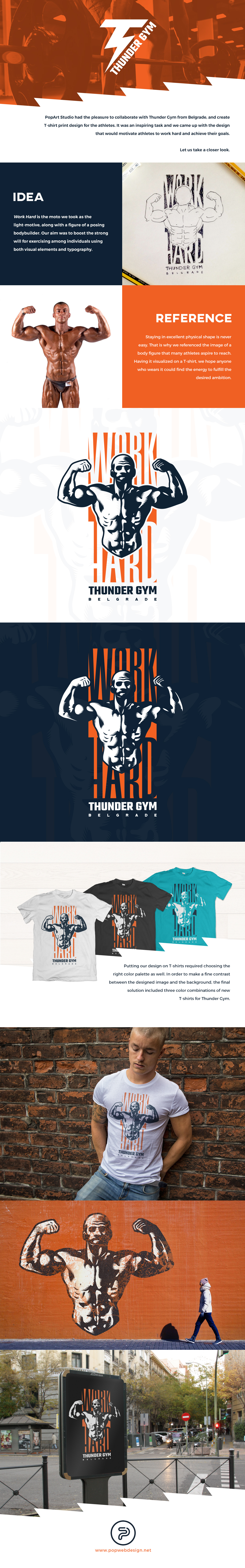gym T-shirt design