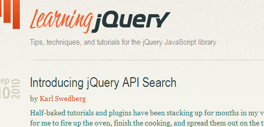 35 10 Of The Best jQuery Tutorial Websites