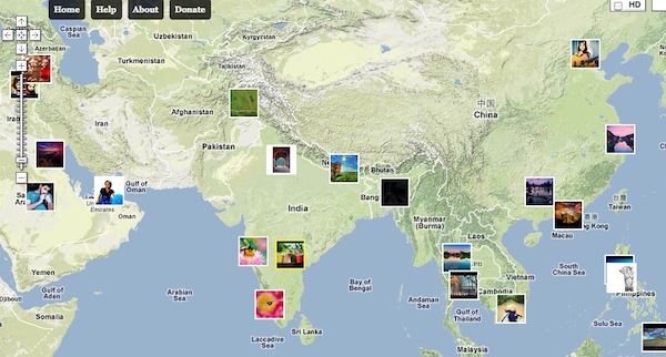 MyPicsMap Cool apps for Flickr
