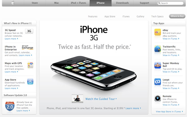 Simple web design