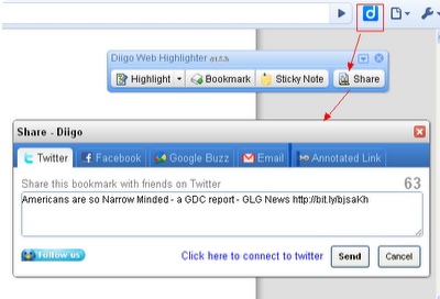 Diigo Bookmark, Archive, Highlight & Sticky-Note