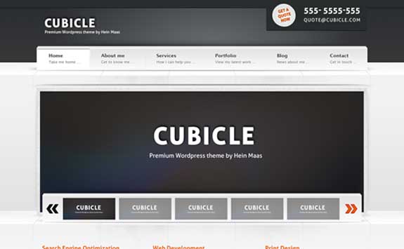 Cubicle – Free PSD Theme