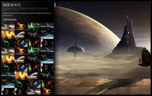 SIDEWAYS – jQuery fullscreen image gallery