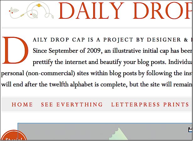 Drop Caps WordPress plug-in
