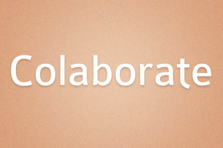 Download the Colaborate font