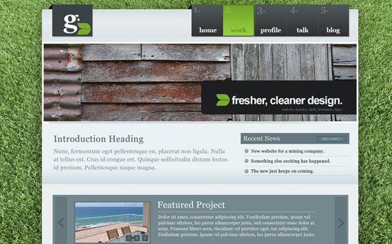 G.Design: Premium PSD Template