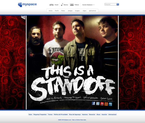 18 Cool Concept Designs (Facelift) of Notable Websites myspace artist page customized rafael oliveira 18 Cool Concept Designs (Facelift) of Notable Websites