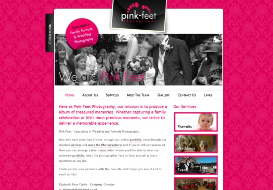 Pink Feet Photography