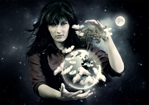 Blend a Planet Transparently into a Photo Manipulation