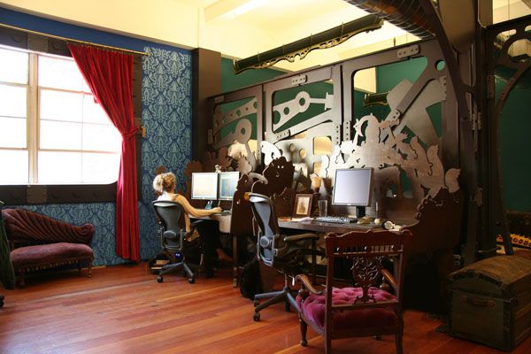 Steampunk office