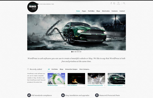 Fringe Tech Premium WordPress Theme Fringe Tech Premium WordPress Theme