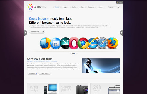 X-Tech Premium HTML/CSS template X-Tech Premium HTML/CSS template