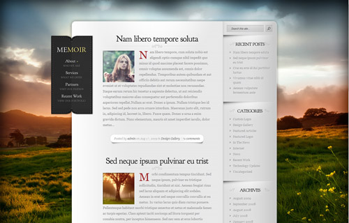 Memoir WordPress Theme Memoir WordPress Theme