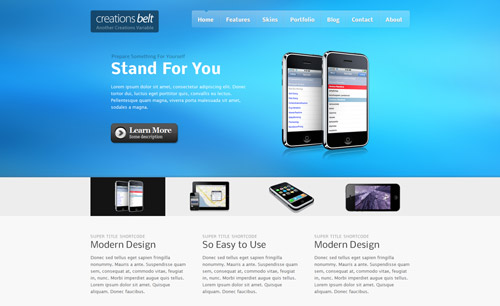 Creations Belt – Portfolio And Business WordPress Theme