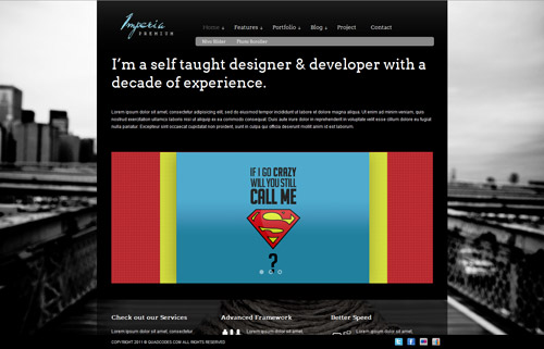 Imperia - Premium Portfolio & Photography Template Imperia - Premium Portfolio & Photography Template