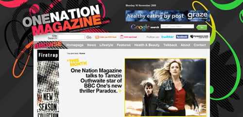 webdizajn magazin tema