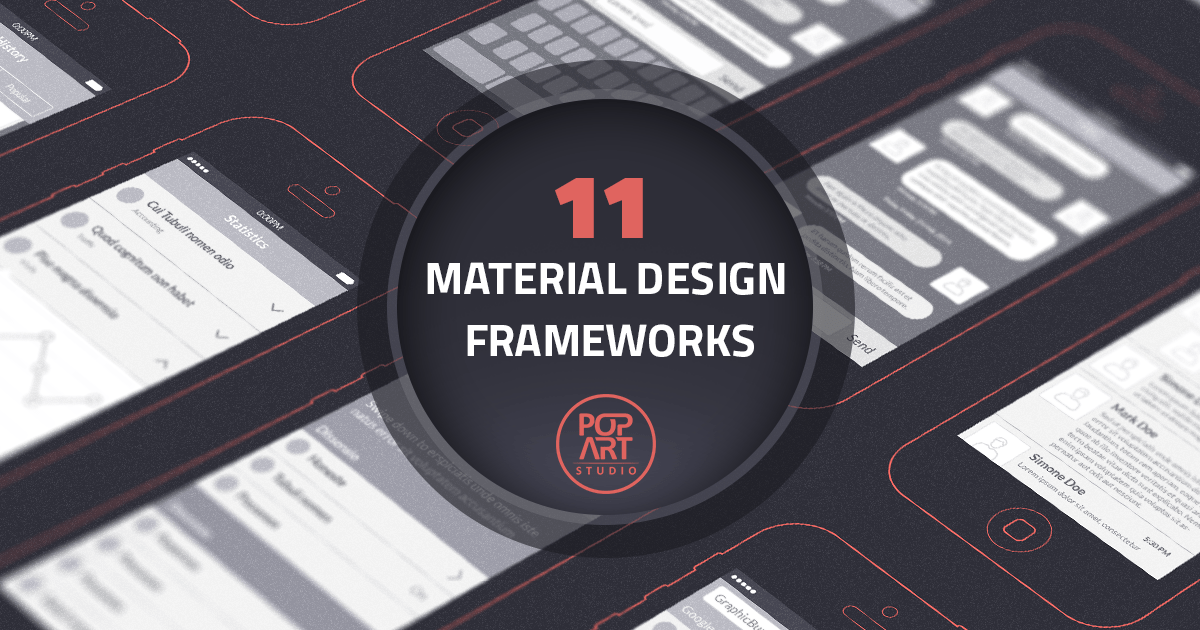 11 material design frameworks