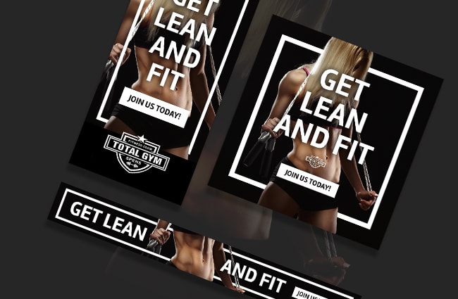 dizajn banera get lean and fit