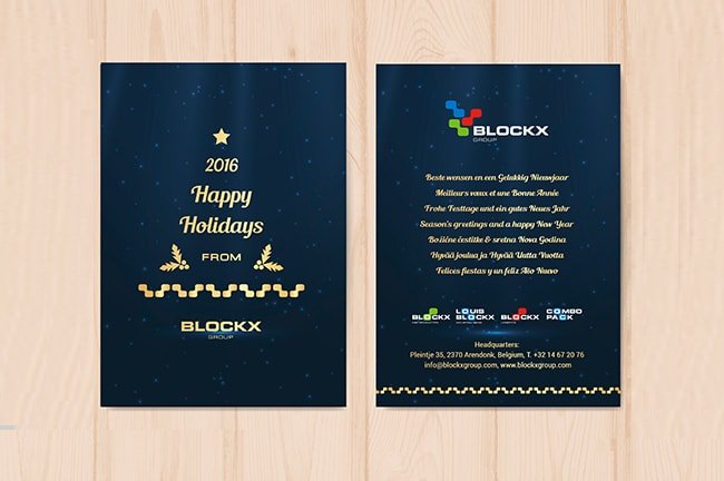 greeting card design blockx