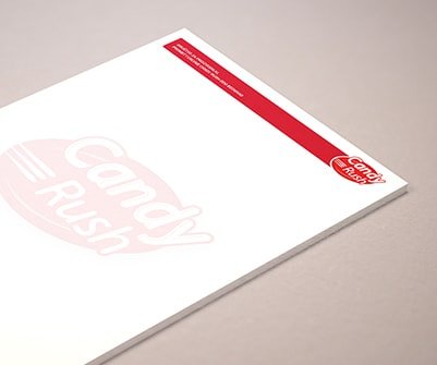 candy rush memorandum design