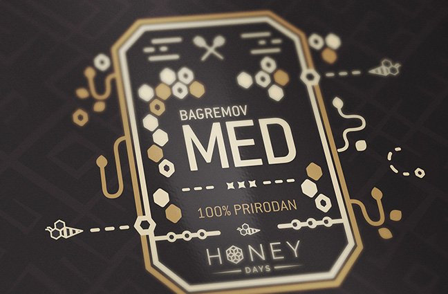 honeydays med etiketa