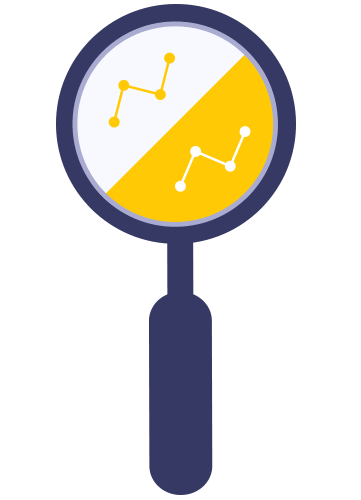 seo magnifying glass illustration