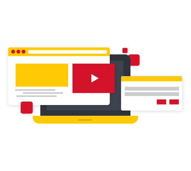 youtube advertising illustration