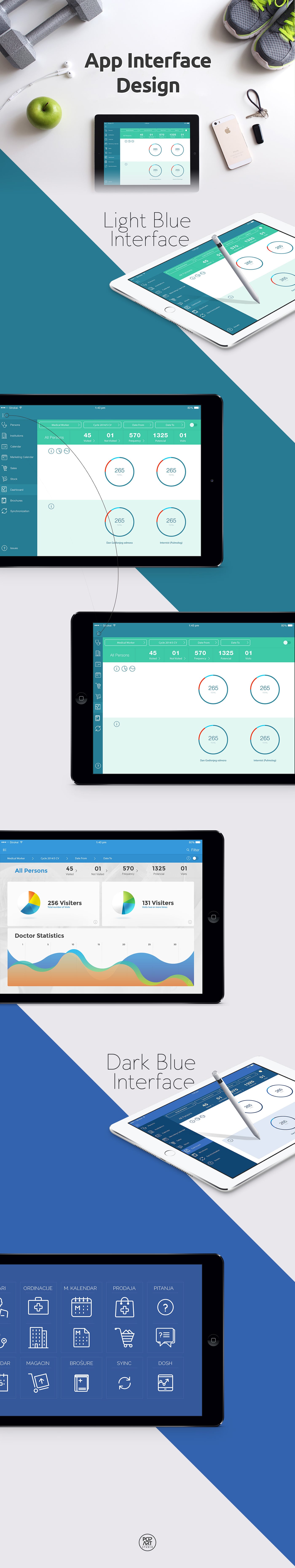 IOS app interface design