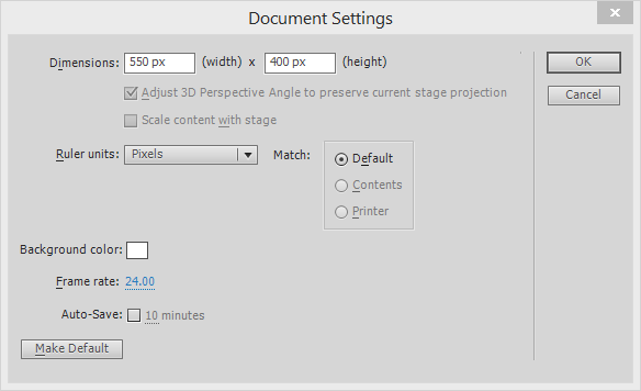 adobe flash display settings