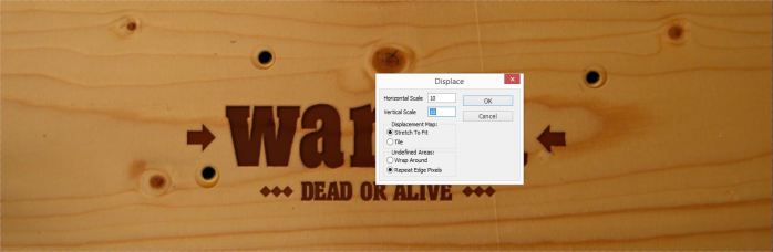 photoshop wood text effect group filters