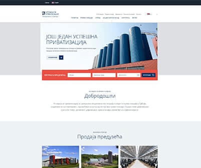 agencija za privatizaciju web design