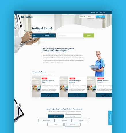 halo doktore medical clinic directory web design