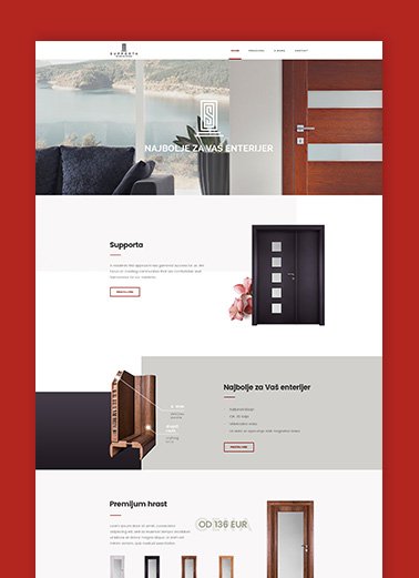 supporta website design