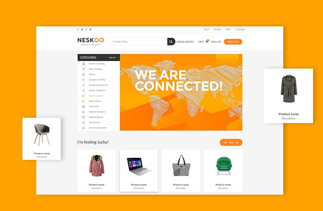 online shop development neskoo