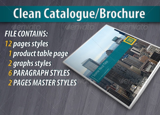 Clean Catalogue Brochure
