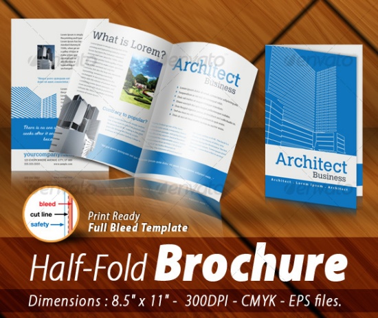 Half-Fold Brochure Panels