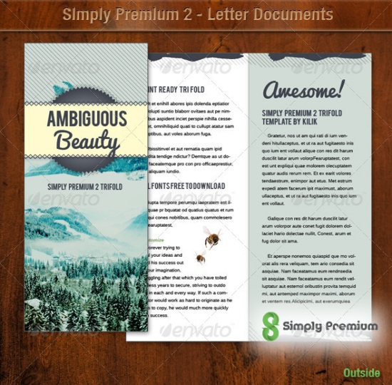 Simply Premium 2 - Tri Fold Brochure