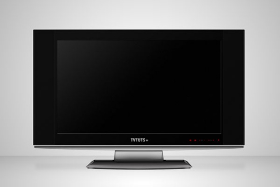 Draw an LCD Television in Photoshop