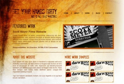 How to Code a Grunge Web Design