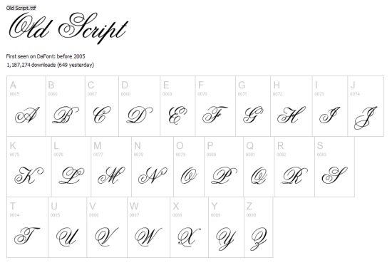 Besplatnih 30 pisanih fontova