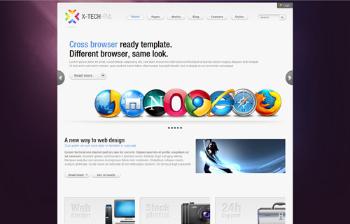 X-Tech Premium HTML/CSS template