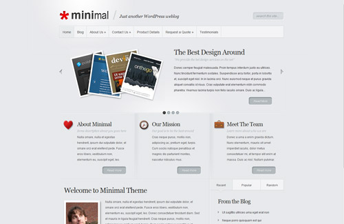 Minimal WordPress Theme