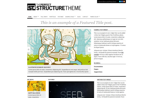 Structure Theme - The Perfect Minimal Theme!