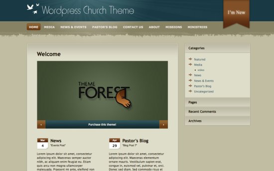 WordPress Church