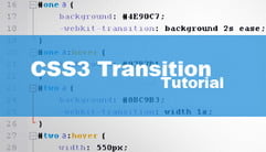 CSS3 transition tutorial