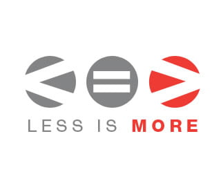 less is more