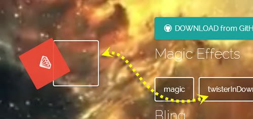 magic css animacije