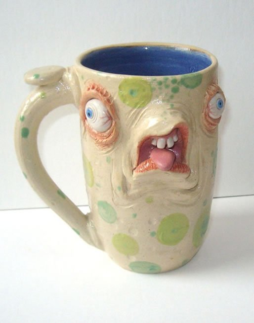 Scary cup design