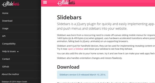 slidebars