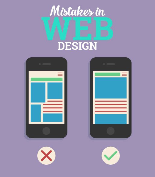 mistakes in web design